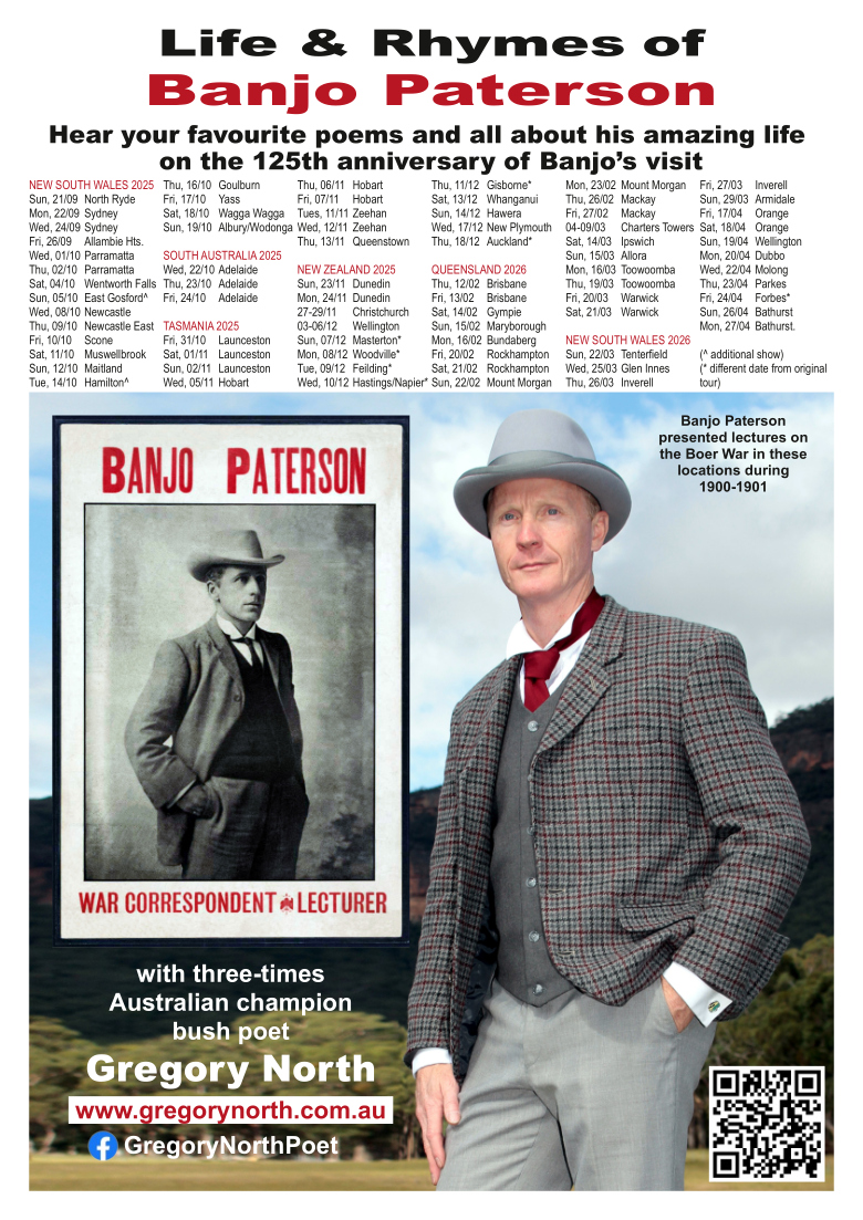 Boer War lecture tour re-enactment
